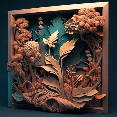 3D модель Освободите место для мрака Кусайхана ботанического садаRE (STL)